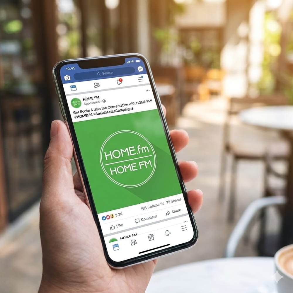 Managing social media on a phone